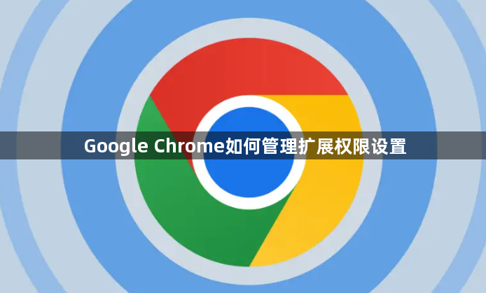 Google Chrome如何管理扩展权限设置1