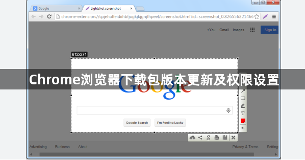 Chrome浏览器下载包版本更新及权限设置1