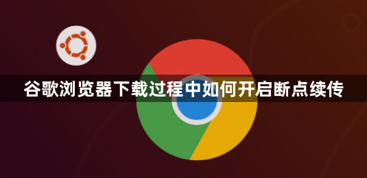 谷歌浏览器下载过程中如何开启断点续传1