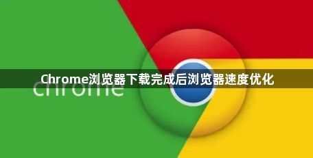 Chrome浏览器下载完成后浏览器速度优化1