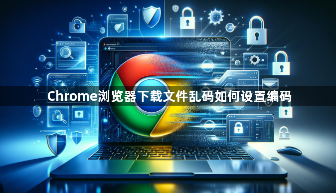 Chrome浏览器下载文件乱码如何设置编码1