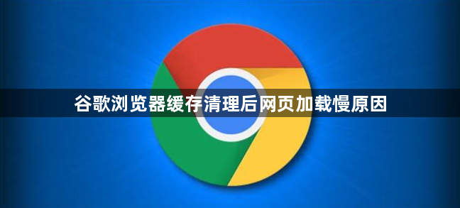 谷歌浏览器缓存清理后网页加载慢原因1