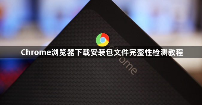Chrome浏览器下载安装包文件完整性检测教程1