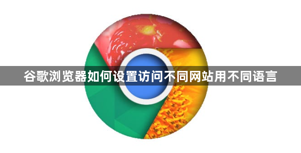 谷歌浏览器如何设置访问不同网站用不同语言1