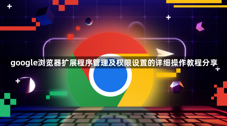 google浏览器扩展程序管理及权限设置的详细操作教程分享1
