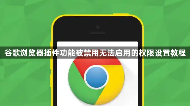 谷歌浏览器插件功能被禁用无法启用的权限设置教程1