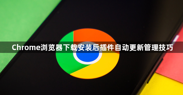 Chrome浏览器下载安装后插件自动更新管理技巧1