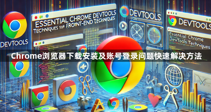 Chrome浏览器下载安装及账号登录问题快速解决方法1