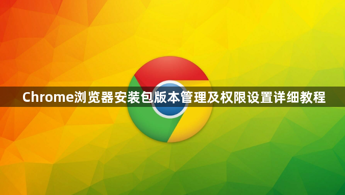 Chrome浏览器安装包版本管理及权限设置详细教程1