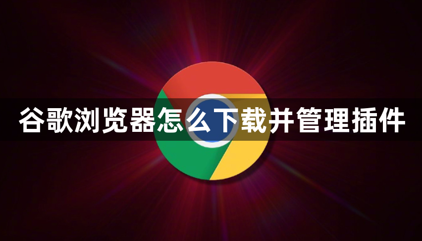 谷歌浏览器怎么下载并管理插件1