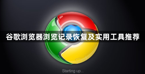 谷歌浏览器浏览记录恢复及实用工具推荐1