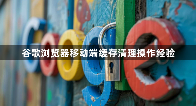 谷歌浏览器移动端缓存清理操作经验1